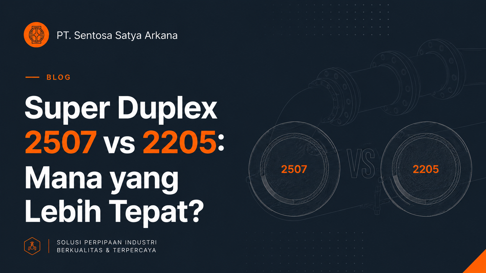 Super Duplex 2507 atau 2205: Mana yang Lebih Tepat?
