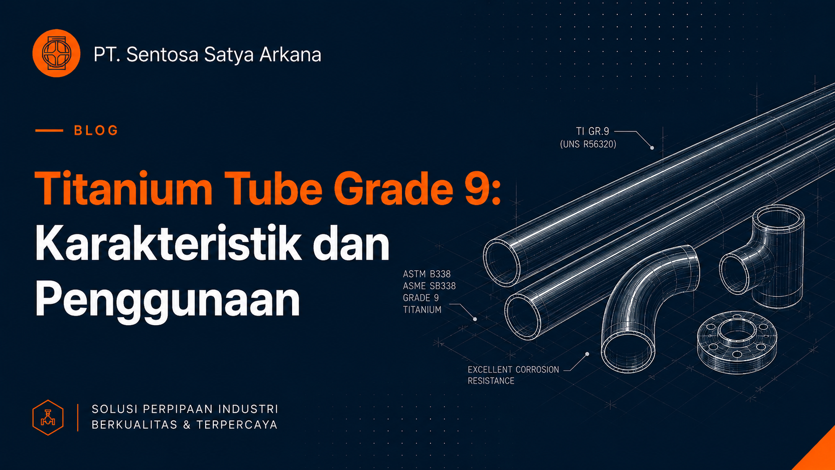 Titanium Tube Grade 9: Karakteristik dan Penggunaan