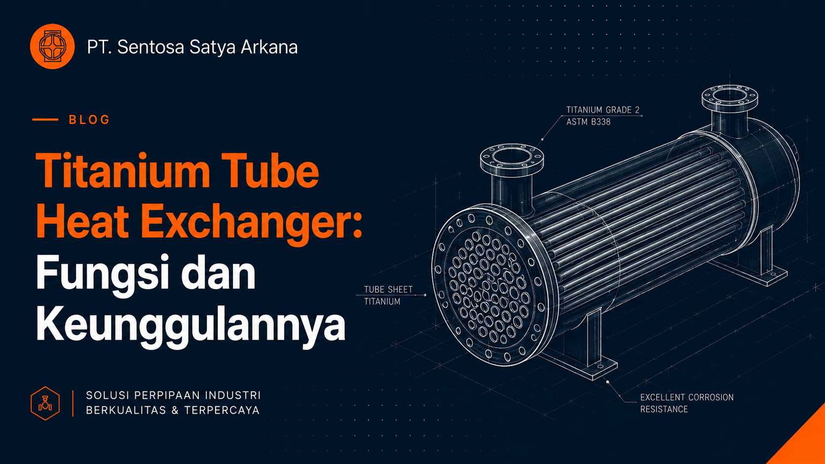 Titanium Tube Heat Exchanger: Fungsi dan Keunggulannya