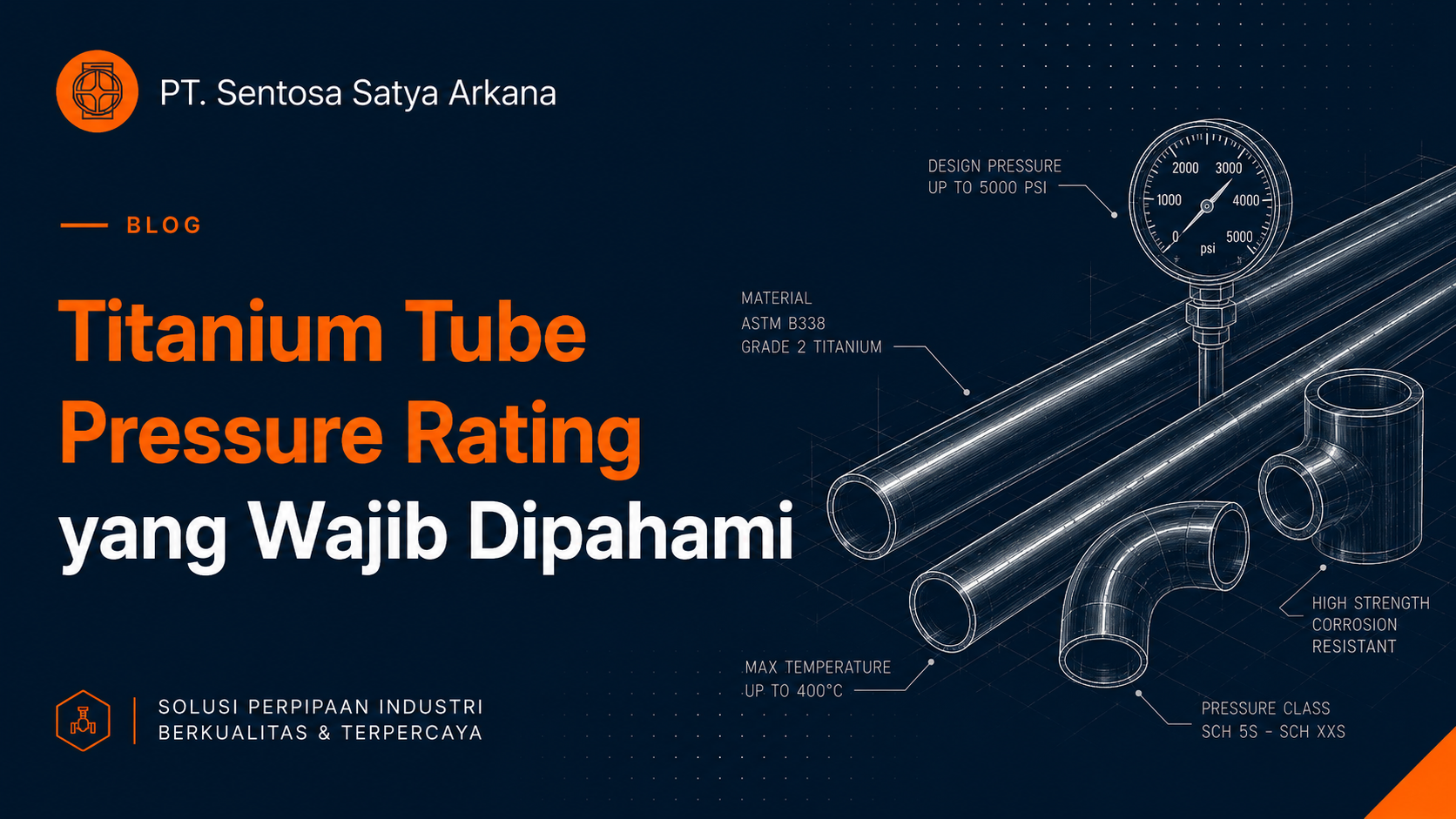 Titanium Tube Pressure Rating yang Wajib Dipahami
