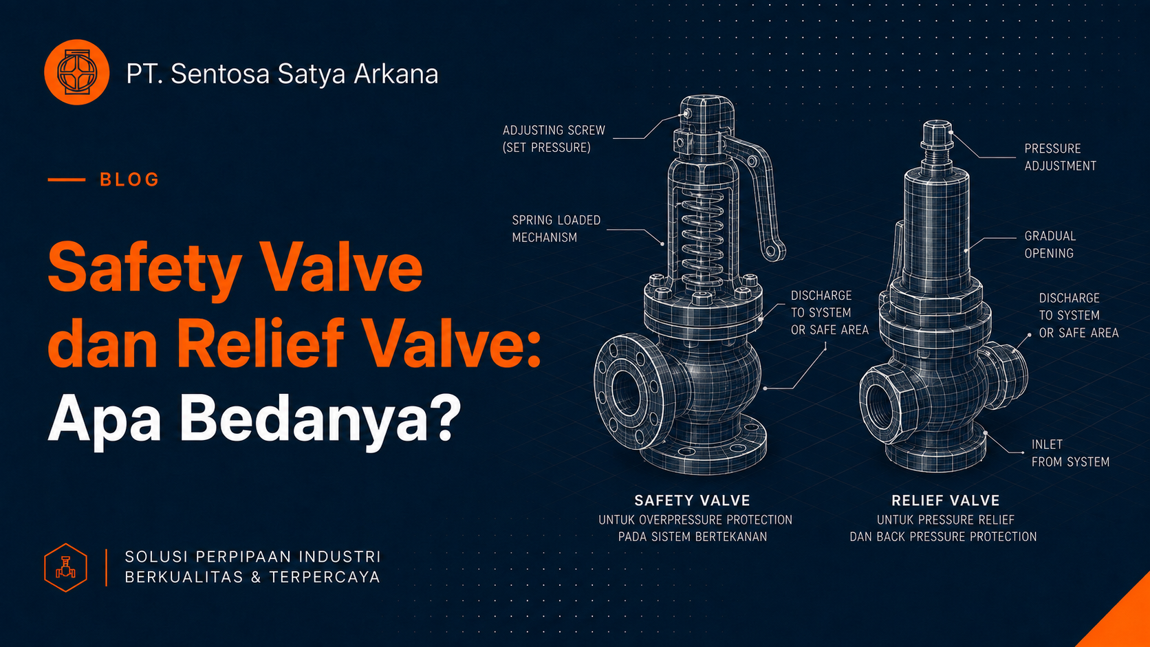 Perbedaan Safety Valve dan Relief Valve
