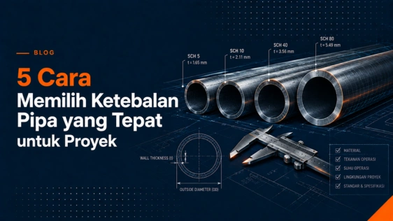 cara memilih ketebalan pipa