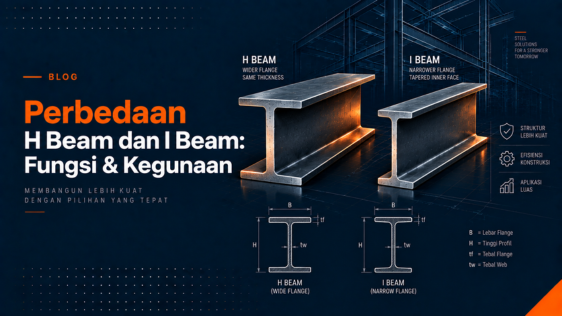 perbedaan H beam dan I beam