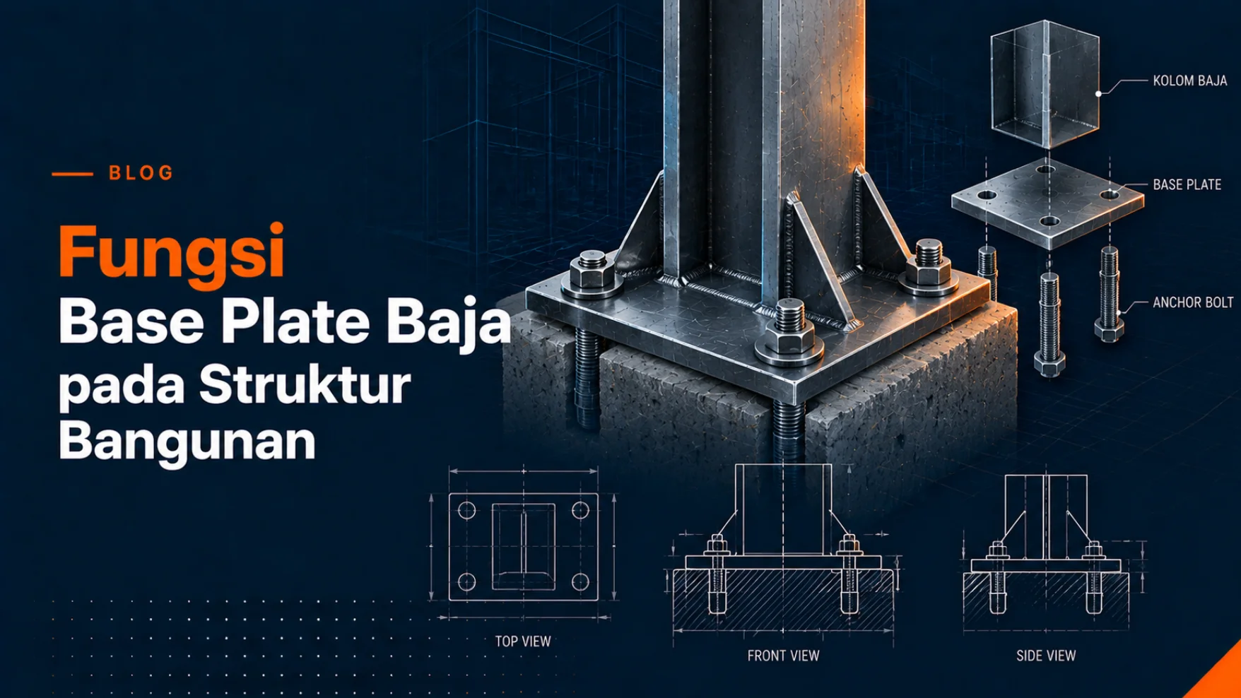 fungsi base plate baja