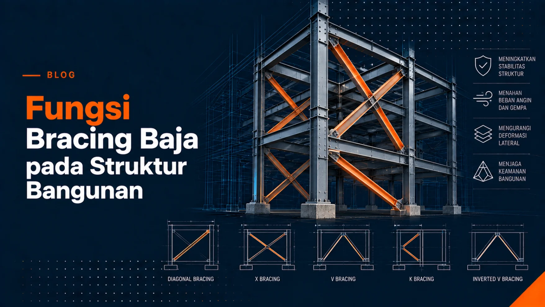 fungsi bracing baja
