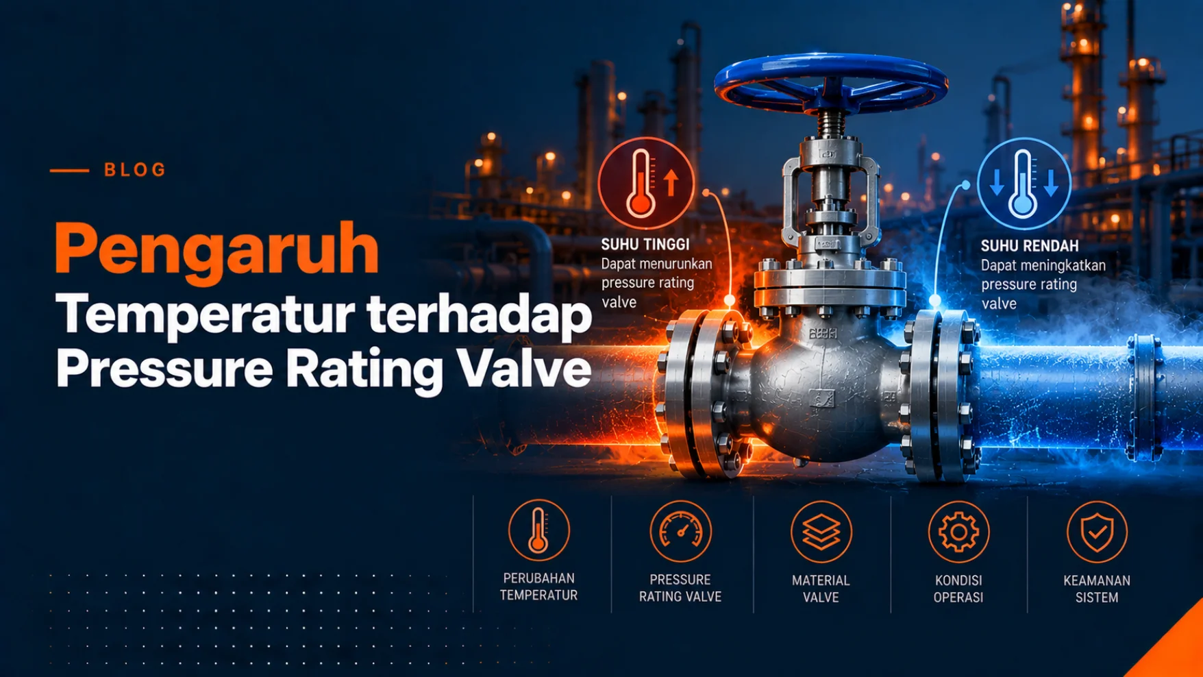 temperatur dan pressure valve